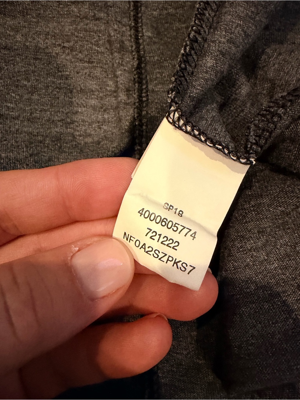 The North Face Heather Charcoal Gray Racerback Tank - Picture 6 of 6
